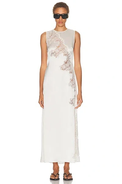 Srg Briar Silk Maxi Dress In White