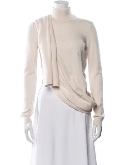 Pre-owned Srg Cashmere Turtleneck Sweater In Neutral