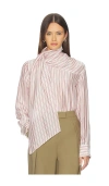 Srg Celeste Silk Top In Multi