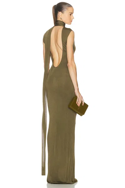 SRG DIANNE SCARF WRAP GOWN
