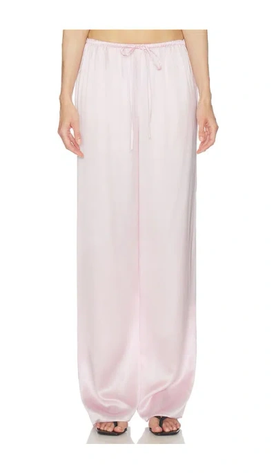 Srg Ellie Silk Pant In Pink