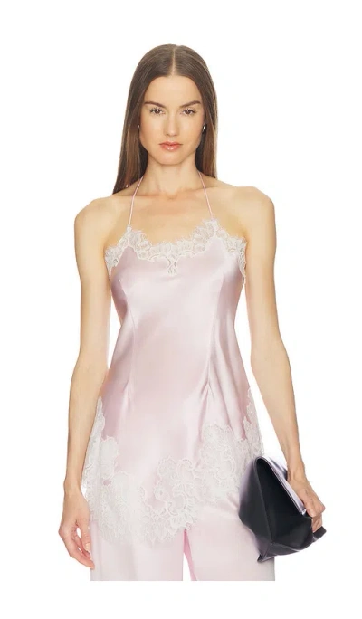 Srg Harlow Silk Top In Pink