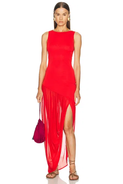 Srg Henry Maxi Dress In Chili