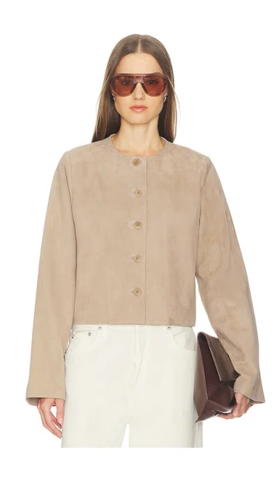 Srg Jemma Suede Jacket In Multi