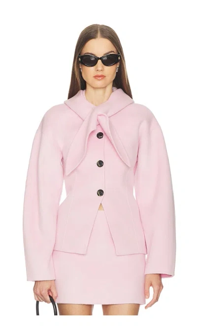 Srg Kaia Hooded Jacket In Pink