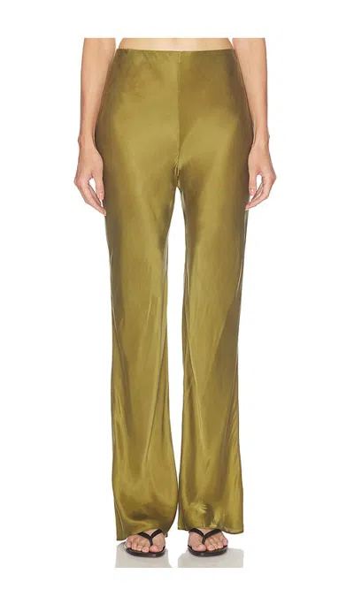 Srg Lennon Cupro Pant In Green
