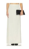 Srg Margo Silk Skirt In White