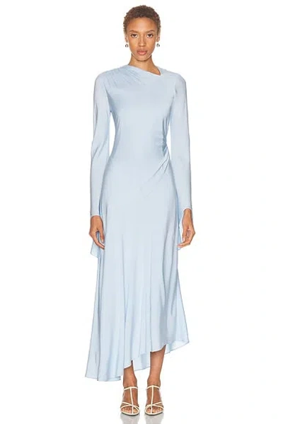 Srg Marlowe Silk Gown In Blue