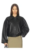 Srg Millie Leather Jacket In Black