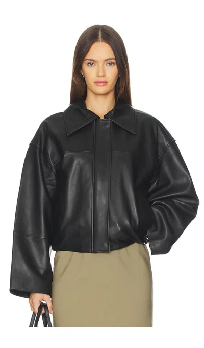 Srg Millie Leather Jacket In Black