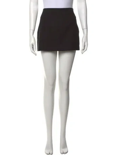 Pre-owned Srg Mini Skirt In Black