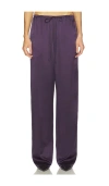 Srg Phoenix Silk Pant In Purple