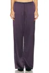 Srg Phoenix Silk Pant In Purple