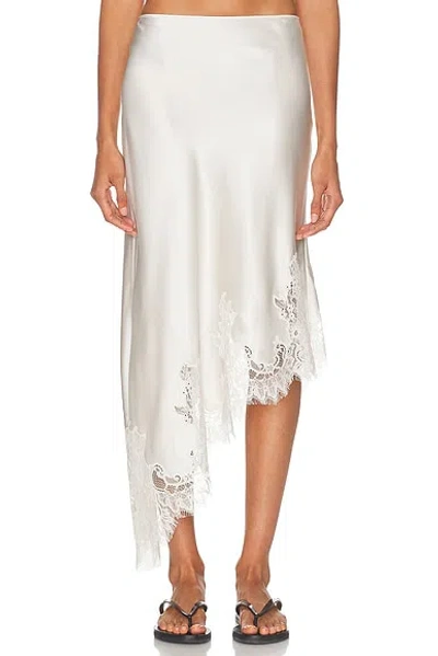 Srg Romy Silk Skirt In Red