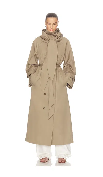 Srg Sabine Organic Cotton Coat In Animal Print