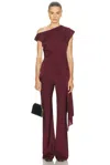 Srg Selena Silk Top In Burgundy