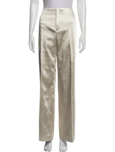 Pre-owned Srg Straight Leg Pants In Neutrals