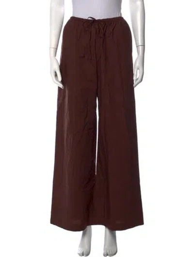 Pre-owned Srg Wide Leg Pants In Brown
