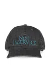 Srvc Studio Embroidered-logo Baseball Cap In Gray