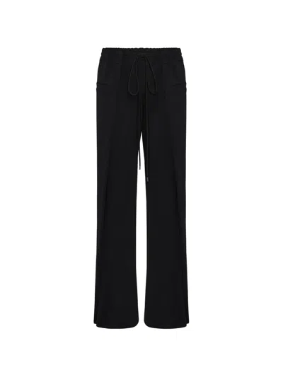 Srvc Studio Origami Drawstring Track Pants In Black