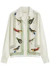 S.s. Daley Ss Daley Bird Watcher Printed Silk Shirt