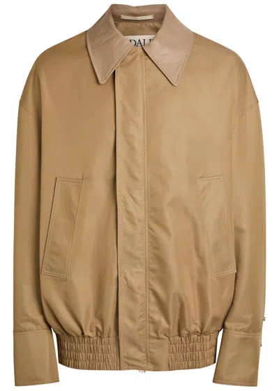 S.s. Daley Ss Daley Dennis Cotton-blend Poplin Jacket In Gold