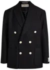 S.s. Daley Ss Daley Lachlan Double-breasted Wool Jacket In Black
