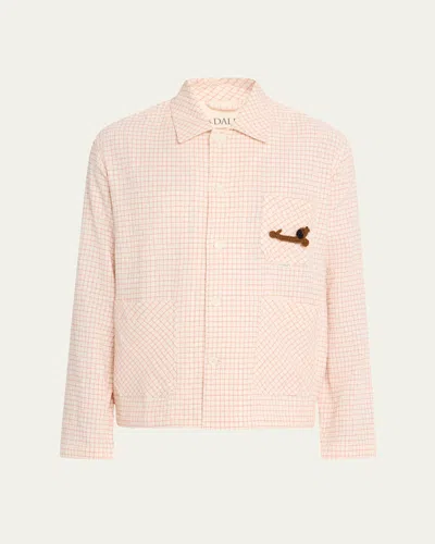 S.s. Daley Men's Clarence Seersucker Check Chore Jacket
