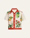 S.s. Daley Ss Daley Picnic Printed Linen Shirt