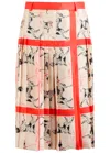 S.s. Daley Ss Daley Pointer Printed Silk Midi Skirt In Neutral