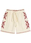 S.s. Daley Ss Daley Sako Crochet Open-knit Shorts In Neutral