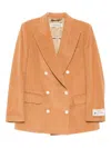 S.s. Daley Sylvia Double Breasted Jacket In Orange