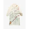 S.s. Daley Womens Multi Harry Lambert For S.s Daley X Disney 100 Acre Wood-print Waxed-cotton Anorak Xl In Multi