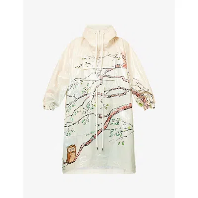 S.s. Daley Womens Multi Harry Lambert For S.s Daley X Disney 100 Acre Wood-print Waxed-cotton Anorak Xl