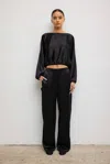 Leset Barb Painter Pant In Black