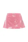 Ss25 Micro Mini Skirt In Pink