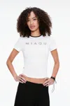Ss25 Rhinestone Mini Tee In White