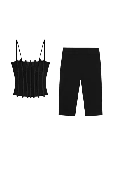 Ss26 Lila Corset + Harley Capri