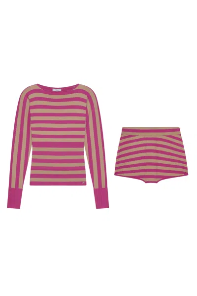 Ss26 Odessa Top + Emilia Short In Pink