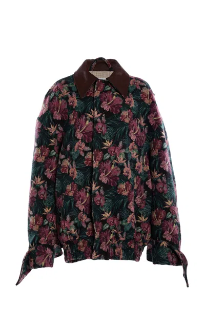 S.s. Daley Denise Harrington Cotton Gaberdine Jacket In Multi