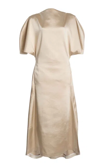 S.s. Daley Edwina Silk Dress In Neutral