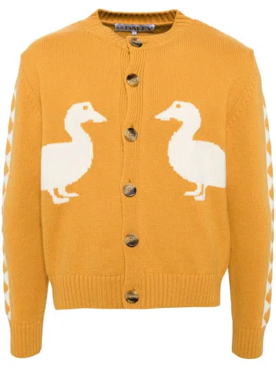 S.s.daley Jasper Cardigan In Yellow