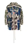 S.s. Daley Maurice Cotton Smock Jacket In Multi