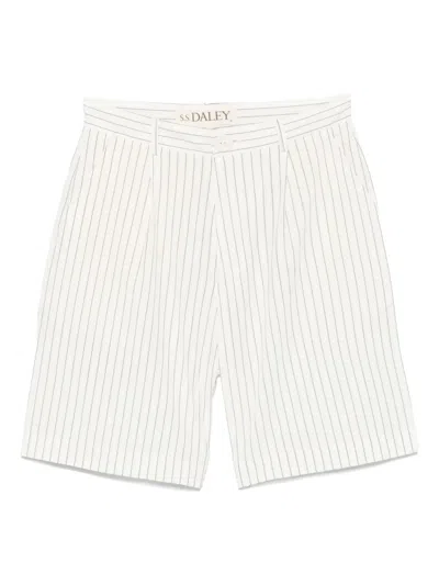 S.s.daley Pinstriped Shorts
