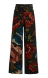 S.s. Daley Spry Printed Cotton-gabardine Trousers In Multi