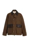 S.s.daley Theodore Waxed-cotton Blouson Jacket