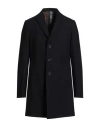 Sseinse Man Coat Midnight Blue Size 40 Wool, Polyester