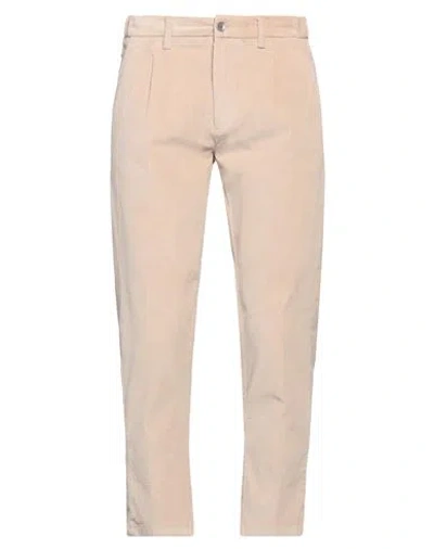 Sseinse Man Pants Beige Size 38 Cotton, Elastane