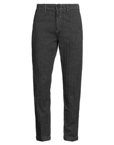 Sseinse Man Pants Black Size 38 Cotton, Elastane