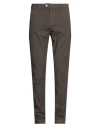 Sseinse Man Pants Brown Size 28 Cotton, Elastane In Brown